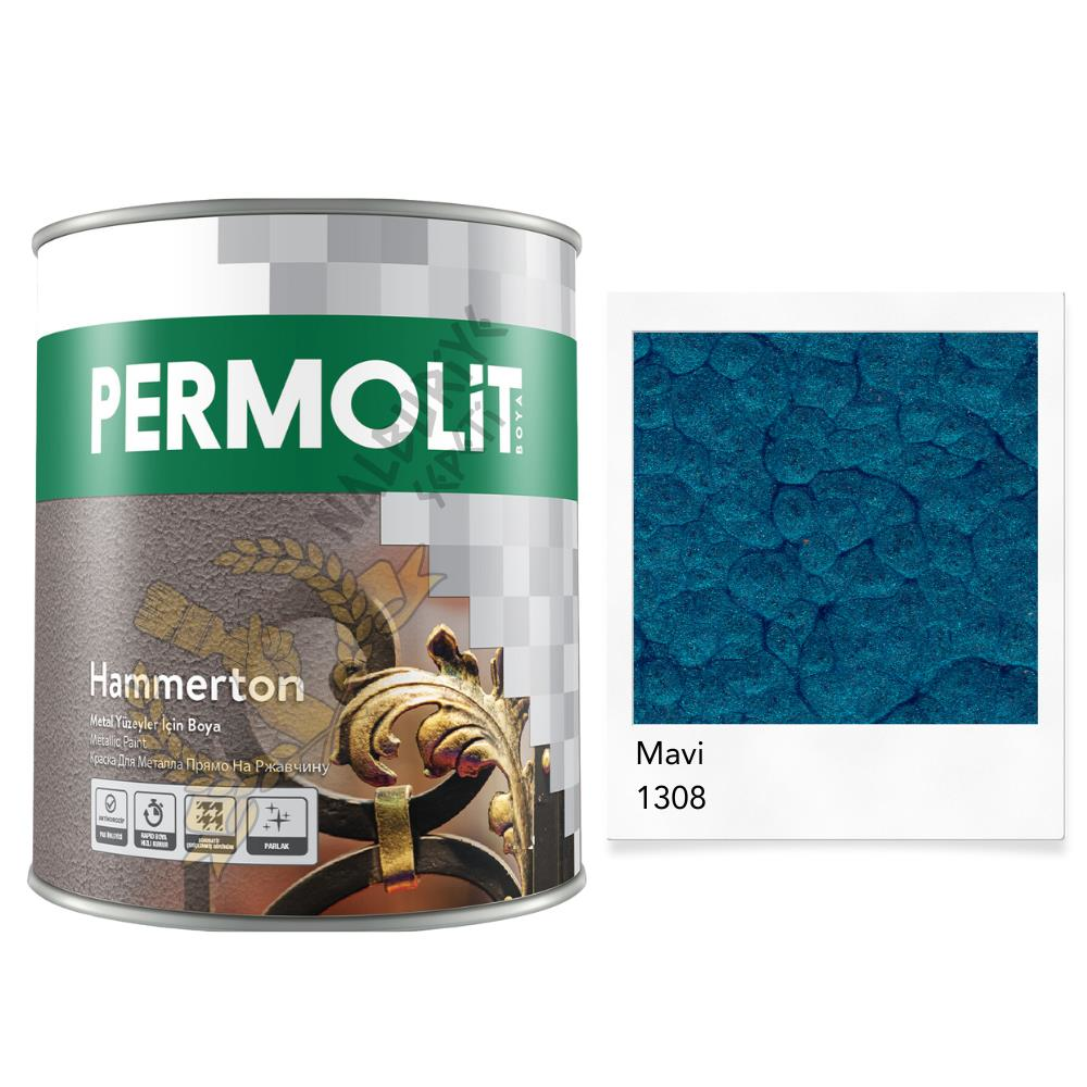 Permolit Hammerton Dekoratif Metal Boyası MAVİ 2.2 Lt.