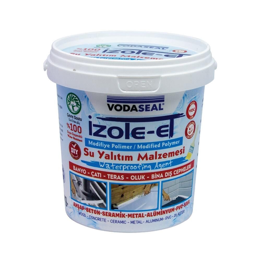 VodaSeal İzole-Et Modifiye Polimer Su Yalıtım Malzemesi 1 Kg - Beyaz