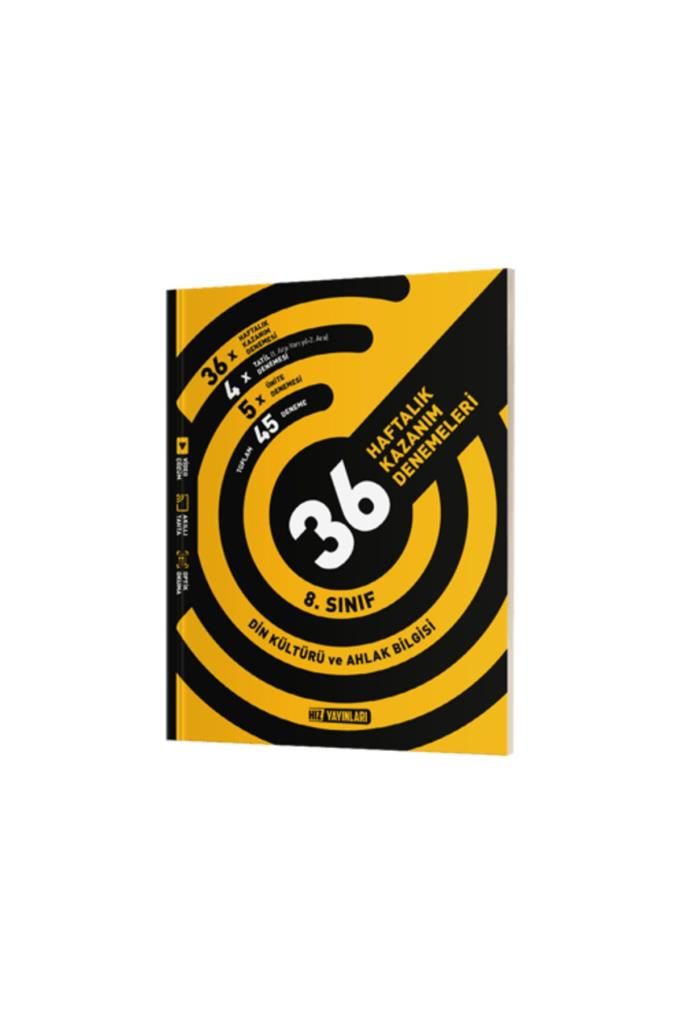 8.Sınıf Din Kültürü 36 Haftalık Kazanım Denemeleri