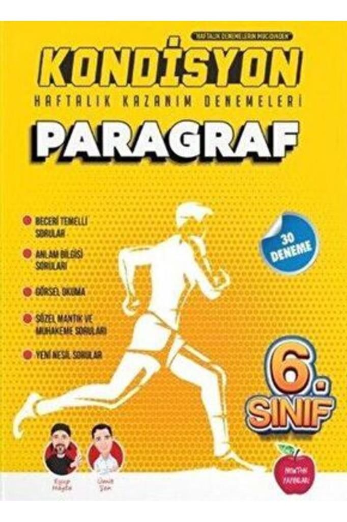 6.sınıf Kondisyon Haftalık Kazanım Denemeleri 20 Hafta --paragraf