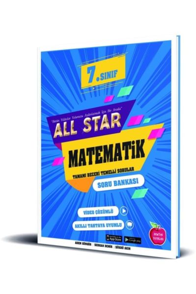 7.sınıf All Star Matematik Soru Bankası Sürpriz Hediye