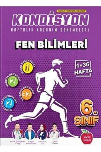 6.sınıf Kondisyon Haftalık Kazanım Denemeleri 37 Hafta --fen Bilimleri