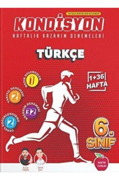 6.sınıf Kondisyon Haftalık Kazanım Denemeleri 37 Hafta --türkçe