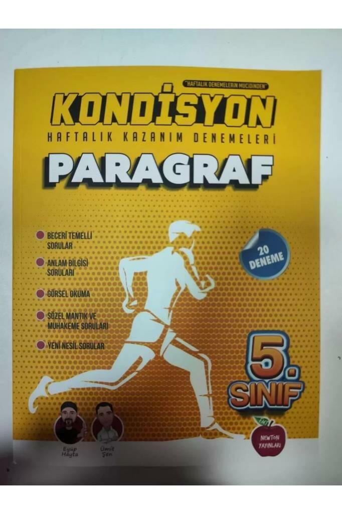 5.sınıf Paragraf Haftalık Kazanım Denemeleri 20 Hafta