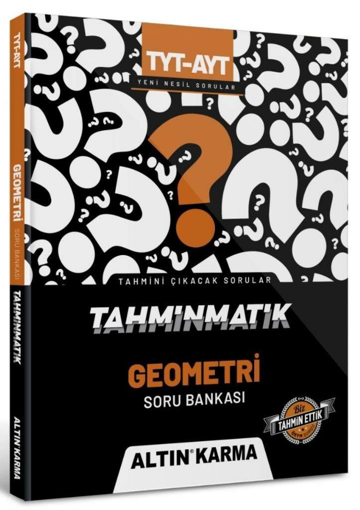 Altın Karma Tahminmatik TYT - AYT Geometri Soru Bankası