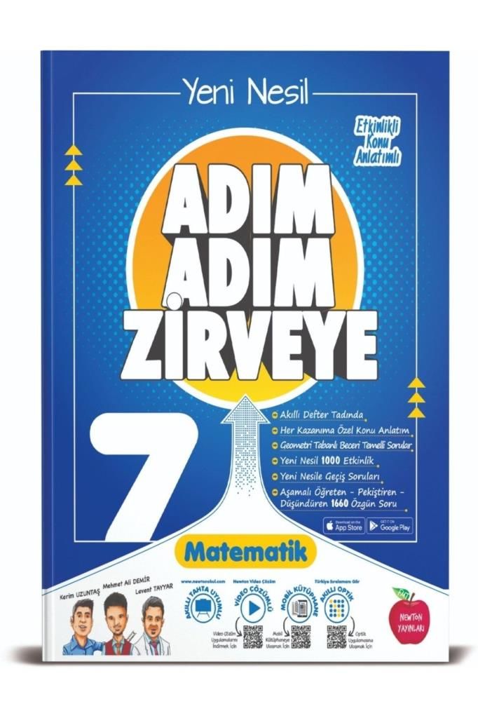 Newton 7.sınıf Matematik Adım Adım Zirveye Matematik Soru Bankası