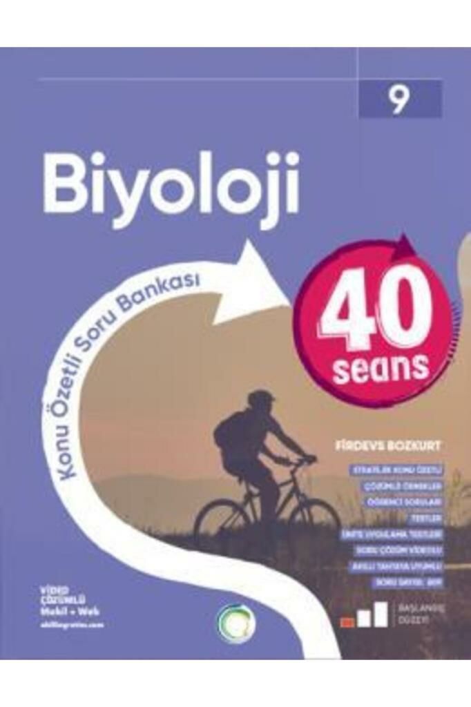 9.SINIF 40 SEANS BİYOLOJİ KONU ÖZETLİ  SORU BANKASI YENİ MÜFREDAT OKYANUS