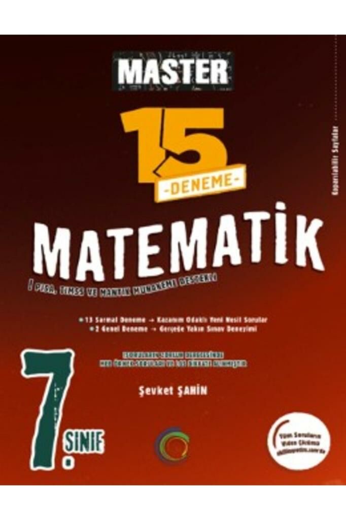 7. Sınıf Master 15 Matematik Denemesi