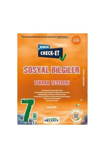 7. Sınıf Kendini Check Et Sosyal Bilgiler Soru Bankası