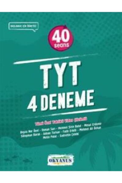 Tyt 40 Seans 4 Lü Deneme