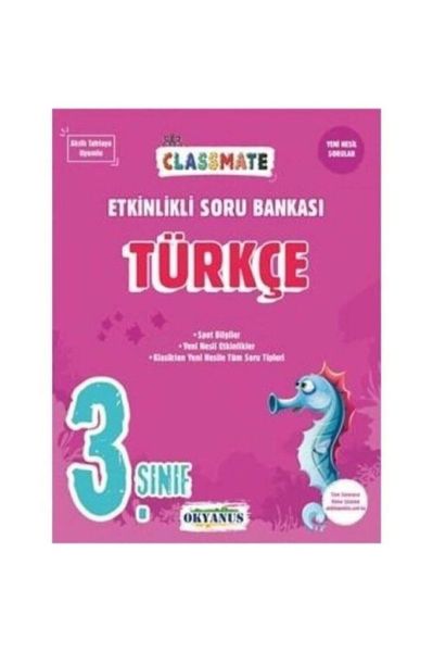 3. Sınıf Classmate Türkçe Etkinlikli Soru Bankası