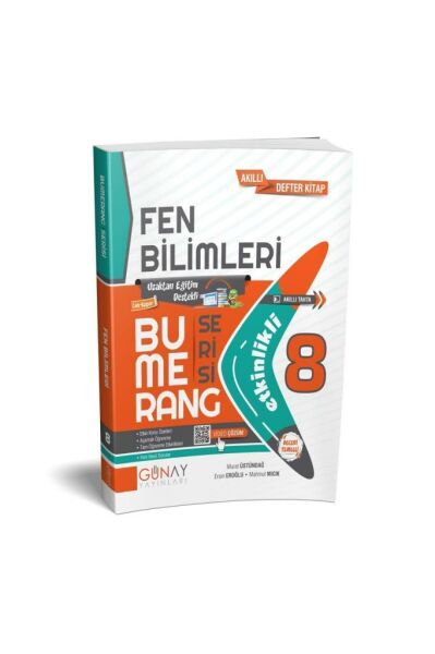 Güncel 8.sınıf konu anlatımlı soru BUMERANG FEN BİLİMLERİ ETKİNLİKLİ KİTAP (2023-2024)