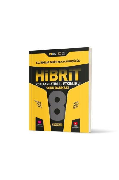 8. Sınıf İnkılap Tarihi Konu Anlatımlı Etkinlikli Hibrit Soru Bankası