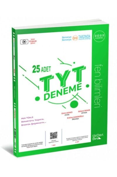 345 - Tyt 25 Adet Fen Bilimleri Deneme 2023 Baskı