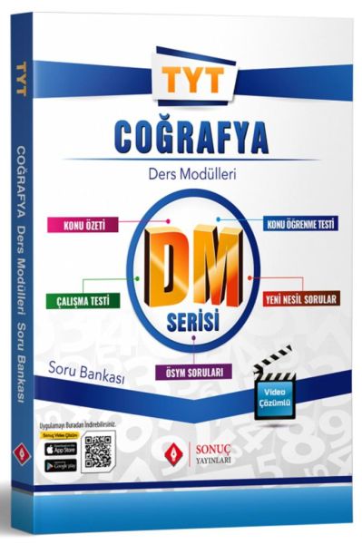 Sonuç Yayınları YKS TYT Coğrafya DM Ders Modülleri Soru Bankası