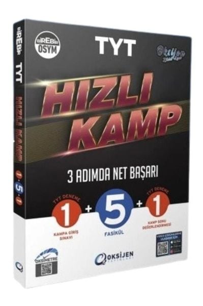 Oksijen Yks Tyt Hızlı Kamp 3 Adımda Net Başarı