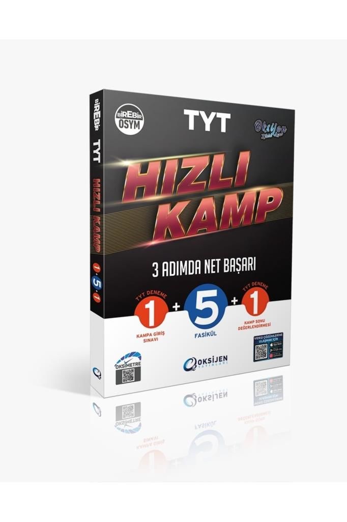 Oksijen Tyt Hızlı Kamp 3 Adımda Net Başarı