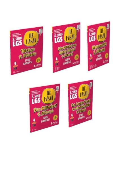 Muba 1.dönem Ilk Hasat Soru Bankası Seti + 1.dönem Lgs 5 Tam Deneme Sınavı