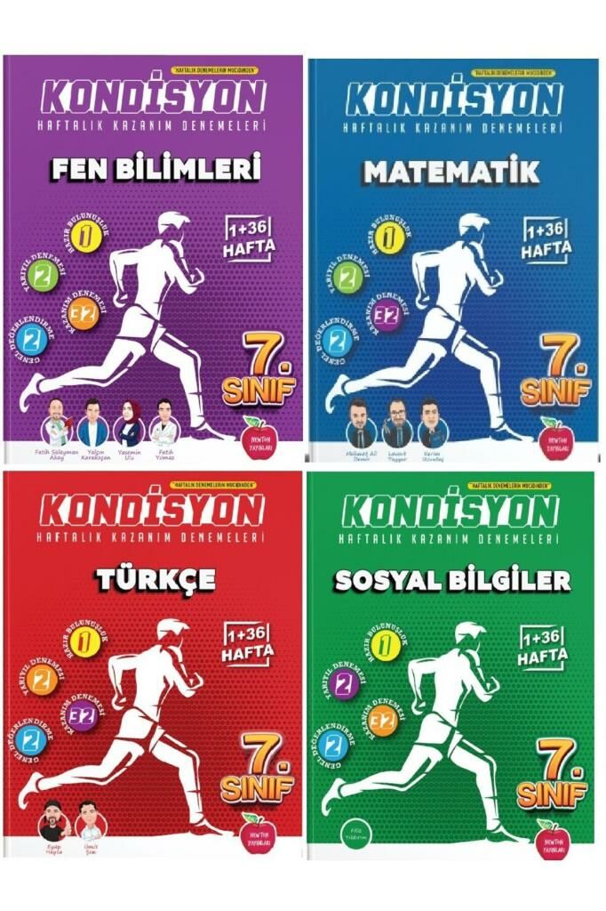Newton 7.Sınıf YENİ  4'lü Kondisyon Deneme Seti