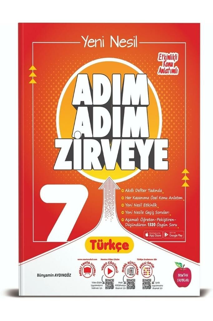7.sınıf Adım Adım Zirveye Türkçe Soru Bankası Sürpriz Hediye
