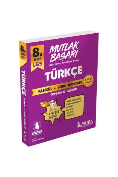 2017 - Mb 8.sınıf Türkçe Fasikül Soru Bankası