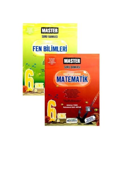 Okyanus Yayınları 6.sınıf Master Matematik Fen Soru Bankası