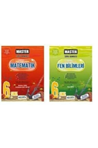 6.sınıf Master Matematik Ve Fen Bilimleri Soru Bankası Seti