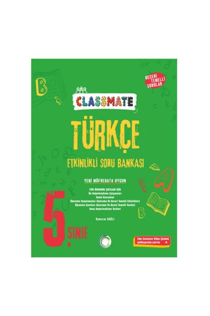 5 Sınıf Classmate Türkçe Etkinlikli Soru Bankası