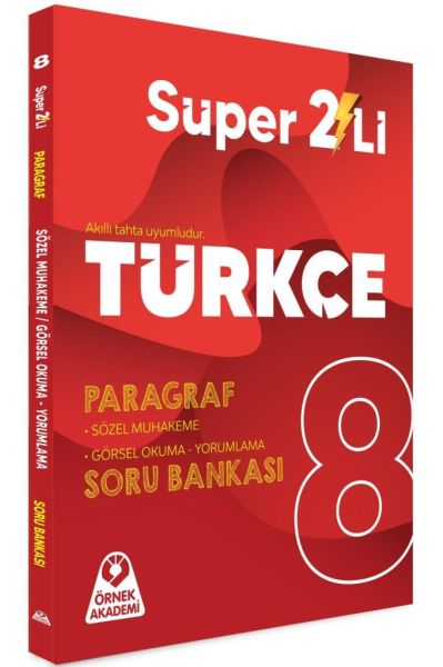 8. Sınıf Süper İkili Türkçe Seti (2 Kitap)