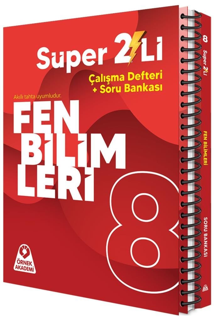 8. Sınıf Süper İkili Fen Bilimleri Seti 2 Kitap