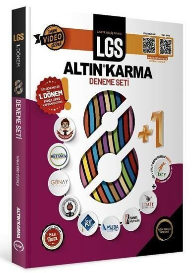 Altın Karma 2023 LGS 8. Sınıf 10 Farklı Yayın 8+1 Deneme Seti