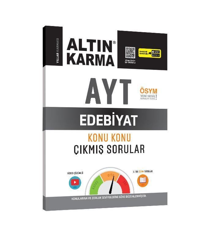 Altın Karma 2024 AYT Edebiyat Konu Çıkmış Soruları (Kolay-Orta-Zor)