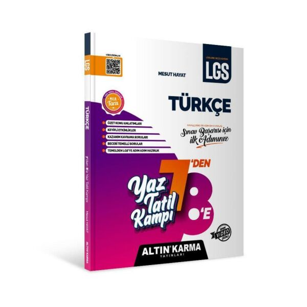 ALTIN KARMA TÜRKÇE YAZ TATİL KAMPI LGS 7-8. SINIF HAZIRLIK