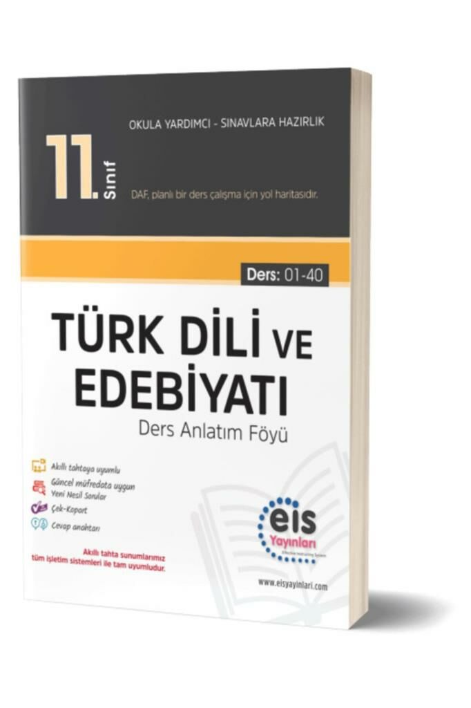 Eis 11. Sınıf Türk Dili Ve Edebiyatı Daf Ders Anlatım Föyleri