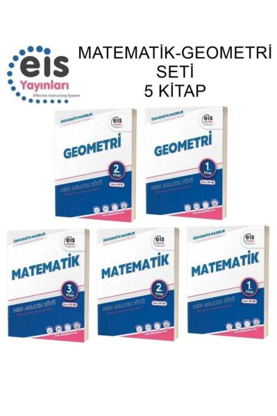 Eis YKS DAF Matematik-Geometri Set (5 Kitap) Yeni Mavi Seri Ders Anlatım Föyleri