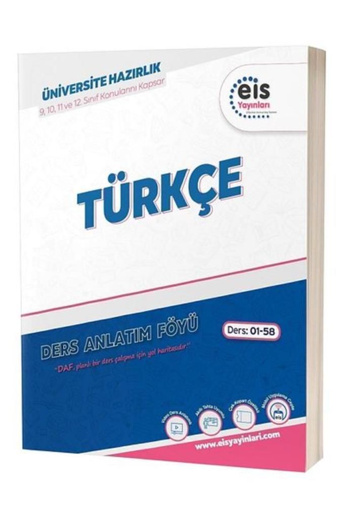 Eis YKS DAF Türkçe Mavi Seri Ders Anlatım Föyü