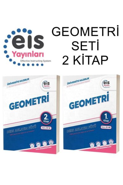 Eis YKS DAF Geometri 1-2 Set (2 Kitap) Yeni Mavi Seri Ders Anlatım Föyleri