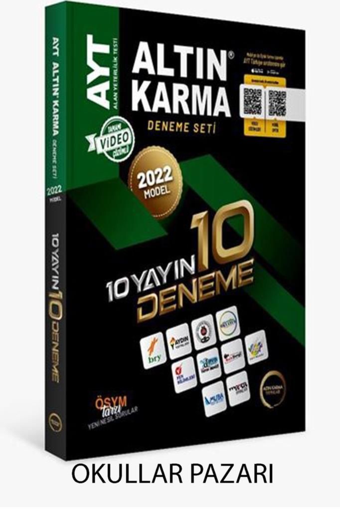 Altınkarma 2022 Ayt 10'lu Deneme