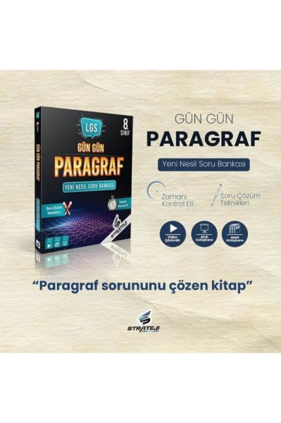 8 Sınıf Gün Gün Paragraf Soru Bankası Lgs