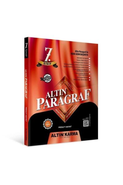 7. Sınıf Altın Paragraf Soru Bankası (Yazar: MESUT HAYAT)