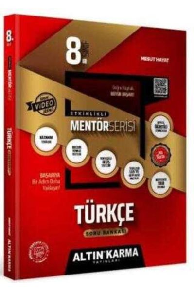 8. Sınıf Türkçe Soru Bankası Etkinlikli Kazanım Altın Karma Yayınları