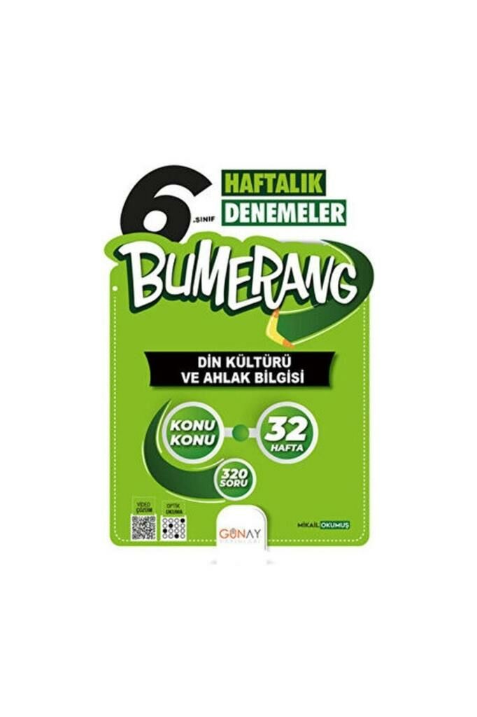6.sınıf 32 Haftalık Bumerang Din Kültürü Ve Ahlak Bilgisi Soru Bankası