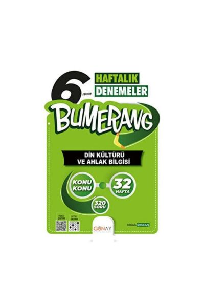 6.sınıf 32 Haftalık Bumerang Din Kültürü Ve Ahlak Bilgisi Soru Bankası