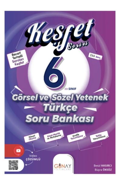 6. Sınıf Keşfet Serisi Görsel ve Sözel Yetenek Soru Bankası