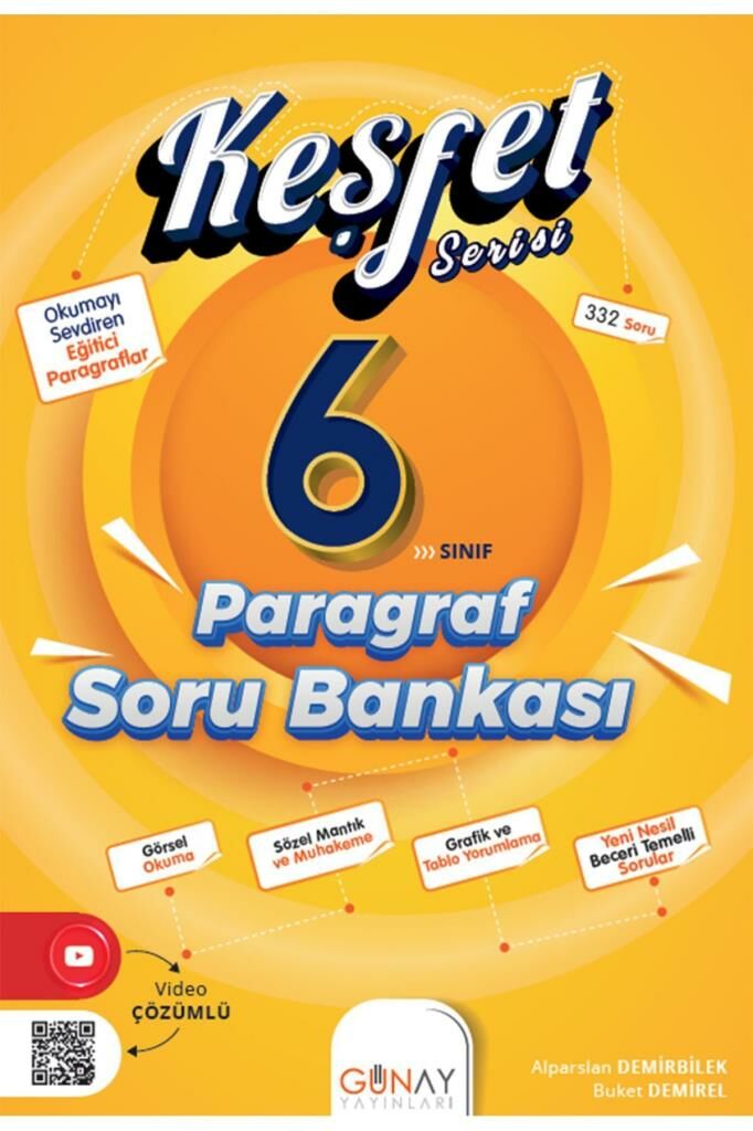 6. Sınıf Keşfet Paragraf Soru Bankası -