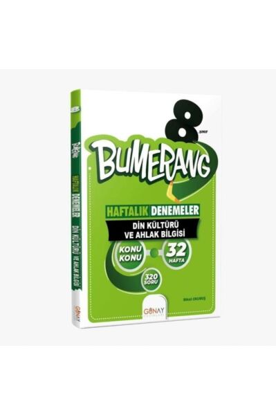 Bumerang 32 Haftalık Din Kültürü Ve Ahlak Bilgisi Denemeleri