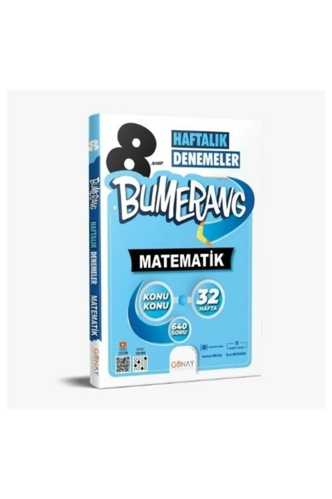 8. Sınıf Bumerang 32 Haftalık Matematik Denemeleri