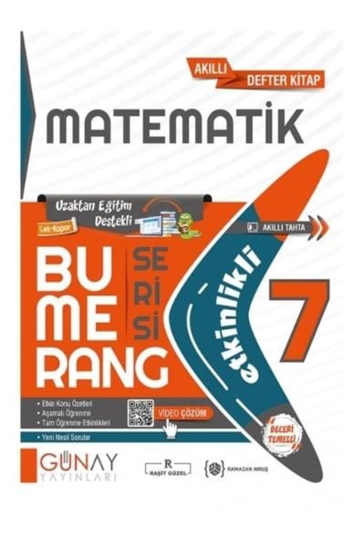 7. Sınıf Matematik Etkinlikli Bumerang Serisi
