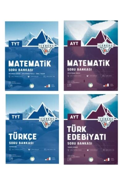 OKYANUS YAYINLARI TYT AYT İCEBERG SET( TÜRKÇE- EDEBİYAT-MATEMATİK ) SORU BANKASI