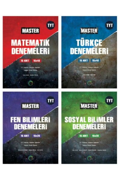 OKYANUS YAYINLARI TYT MASTER DENEME SETİ ( MATEMATİK - TÜRKÇE - FEN - SOSYAL )
